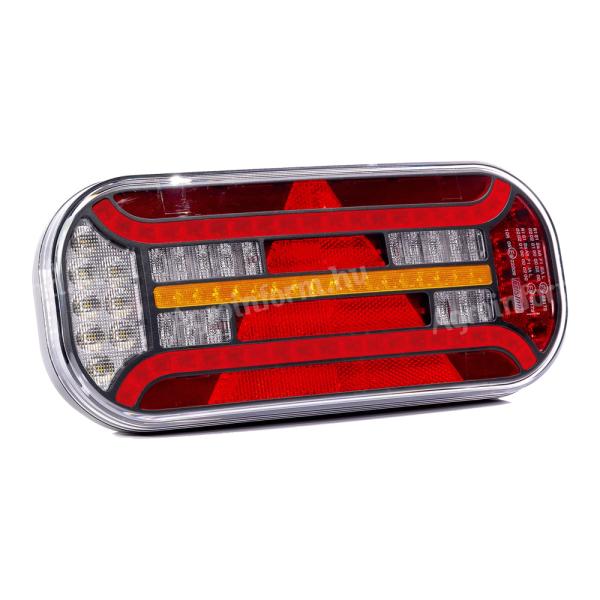 Lámpa LED 6 funkciós dinamikus indexxel háromszög prizmás 12-36V