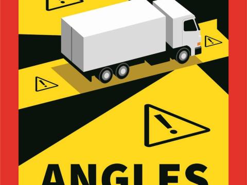 Angles Morts kamion holttér matrica Angles Morts kamion holttér matrica