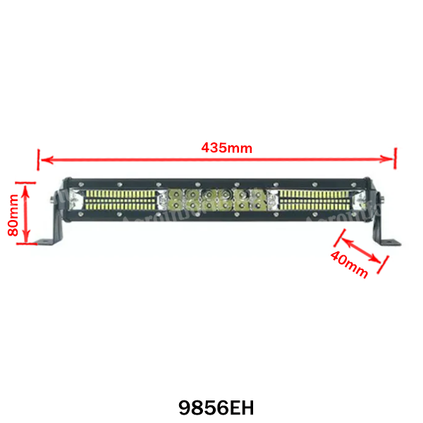 LED fényhíd egy soros terítő 144W