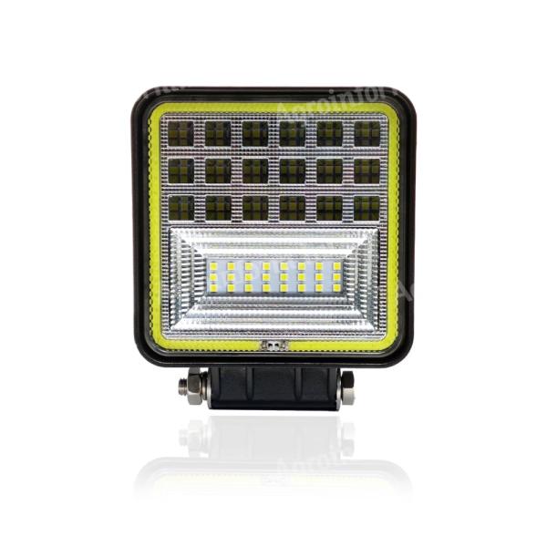 Munkalámpa LED szögletes kombinált fény 12/24V