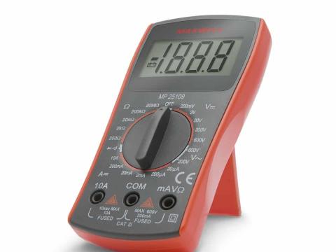 Digitális multiméter Maxwell (voltmérő)