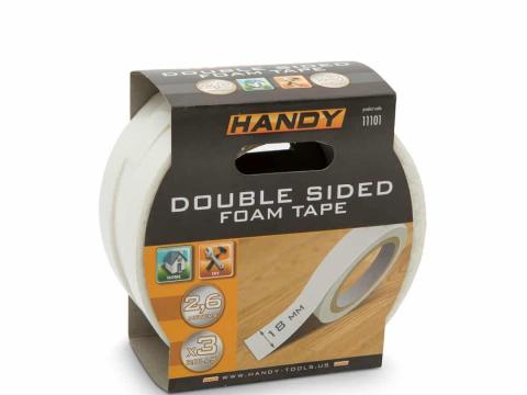 Kétoldalú ragasztószalag habréteges 3db 18mm x 2,6m