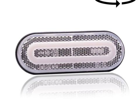 Lámpa helyzet LED lekerekített áttetsző 12-36V