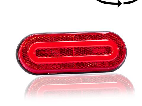 Lámpa helyzet LED lekerekített áttetsző 12-36V