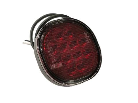 Hátsó ködlámpa LED szögletes, vezetékkel