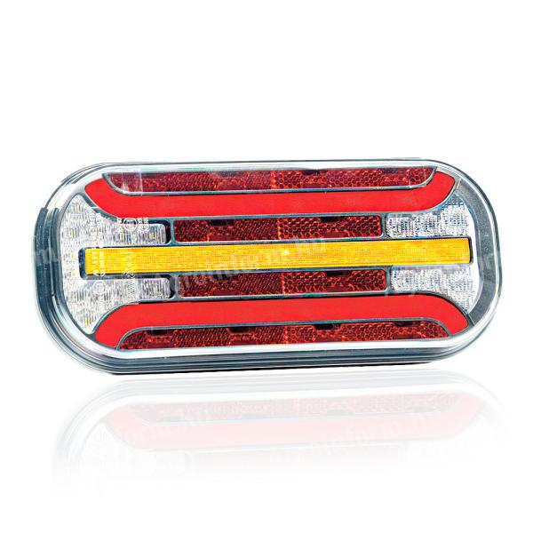 Lámpa LED 6 funkciós dinamikus indexxel prizmás 12/24V