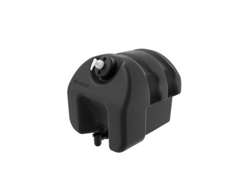 Víztartály 18l fekete Square18 szappanadagolóval