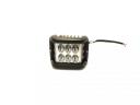 Munkalámpa LED szögletes dupla soros 24W villogó 12/24V