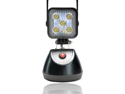 Munkalámpa LED szögletes tölthető mágneses 12/24V