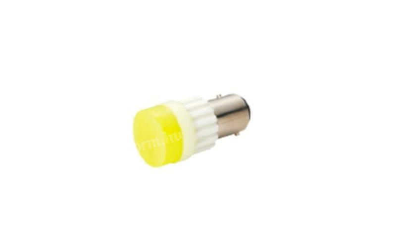 COB LED izzó pár 12V Ba15s 1 LED kerámia fehér