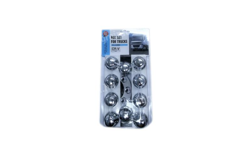 Csavarkupak 10 db krómozott acél