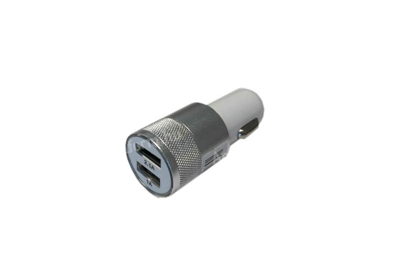 USB autós töltő 12/24V Dupla 2,1A 1A