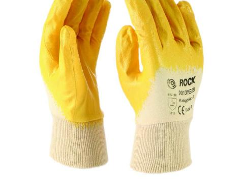 Munkavédelmi kesztyű latexbe mártott 10-es