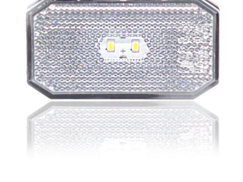 Lámpa helyzet LED szögletes 2LED 12/24V