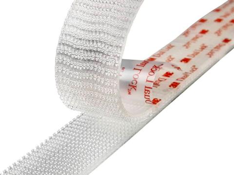 Öntapadós tépőzár - 1cm - 25mm széles - átlátszó Öntapadós tépőzár - 1cm - 25mm széles - átlátszó