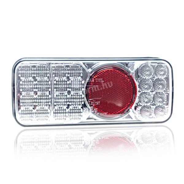 Lámpa LED 5 funkciós áttetsző prizmás 12/24V