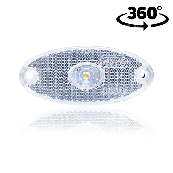 Lámpa helyzet LED ovál