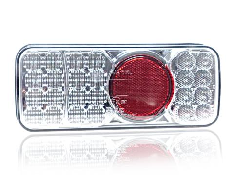 Lámpa LED 5 funkciós áttetsző prizmás 12/24V Lámpa LED 5 funkciós áttetsző prizmás 12/24V