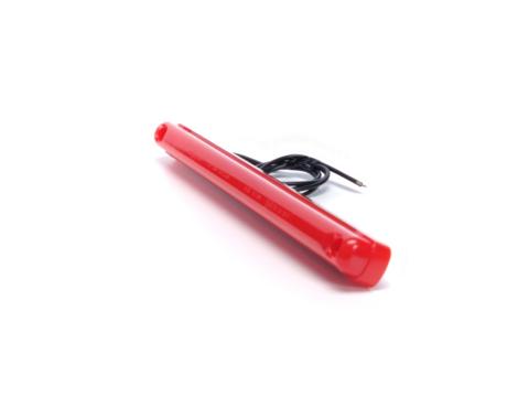 Lámpa helyzet LED piros hosszú 24cm tejüveges 12/24V Lámpa helyzet LED piros hosszú 24cm tejüveges 12/24V