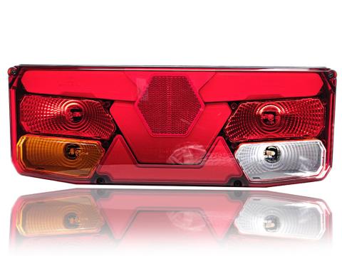 Hátsó lámpa 7 funkciós prizmás LED Hátsó lámpa 7 funkciós prizmás LED