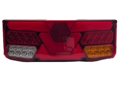 Lámpa LED 7 funkciós univerzális rendszámos 12-24V