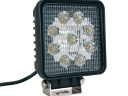 Led munkalámpa szögletes terítő 27W 12/24V kék