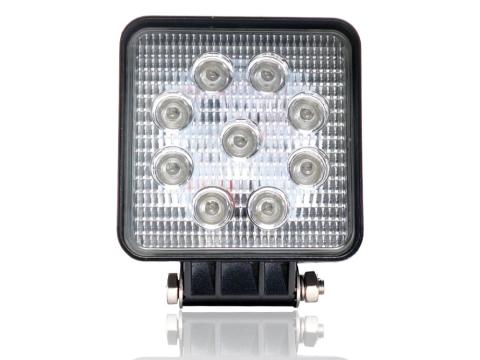 Munkalámpa LED szögletes terítő 27W 12/24V kék