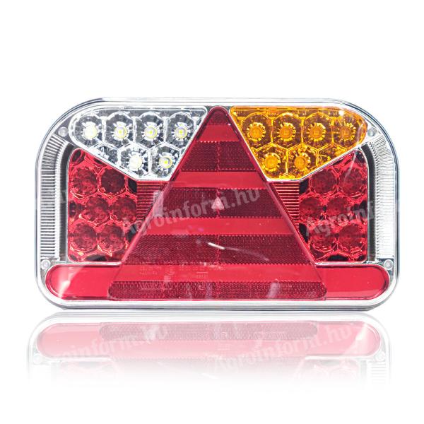 Lámpa LED 5 funkciós szögletes háromszög prizmás