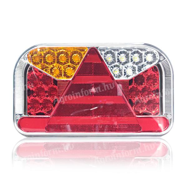 Lámpa LED 5 funkciós szögletes háromszög prizmás