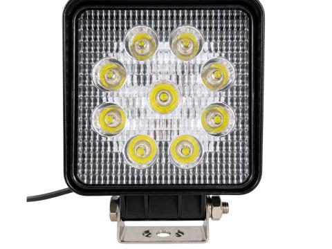 Led munkalámpa szögletes szúró fénnyel 27W Led munkalámpa szögletes szúró fénnyel 27W