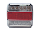 Lámpa LED 4 funkciós prizmás 12V/24V