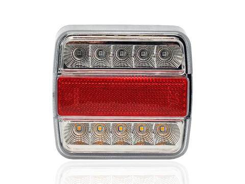 Lámpa LED 4 funkciós prizmás 12V/24V