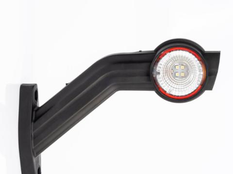 Szélességjelző gumilámpa könyök LED-es 3 funkciós mikroprizmás