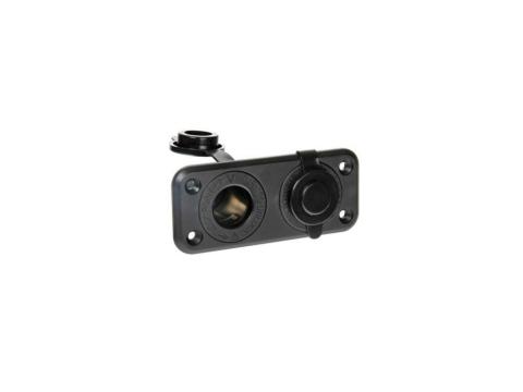 Szivargyújtó aljzat szerelhető dupla