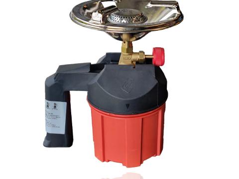 Kemping gázfőző 190 g-os gázpatronhoz műanyag testű Kemping gázfőző 190 g-os gázpatronhoz műanyag testű