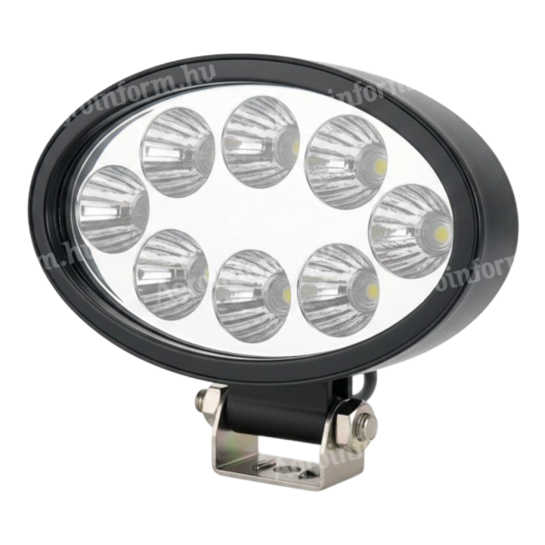 Munkalámpa LED ovális 1800 lm, terítő fény, E9