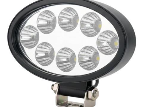 Munkalámpa LED ovális 1800 lm, terítő fény, E9