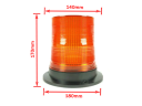 Villogó lámpa sárga LED-es 80 LED