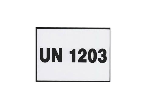 Matrica ADR UN1203 (benzin) 7,5-10cm