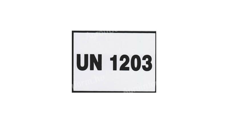 Matrica ADR UN1203 (benzin) 7,5-10cm