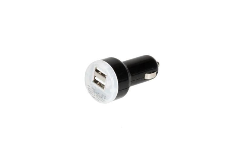 USB autós töltő 12/24V dupla USB kimenettel – 2,1A