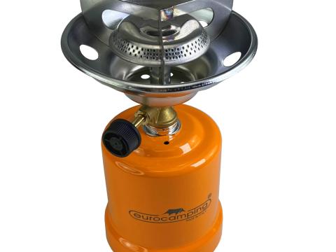 Kemping gázfőző fém testű Kemping gázfőző fém testű