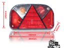 Lámpa utánfutó Multipoint II 12V Aspöck