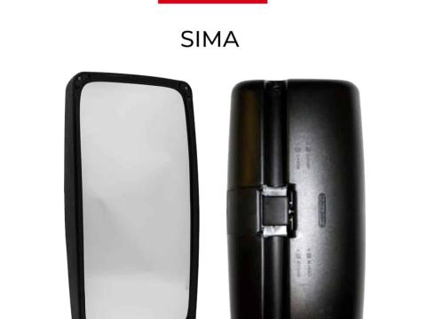 Visszapillantó tükör DAF-hoz 392x205mm