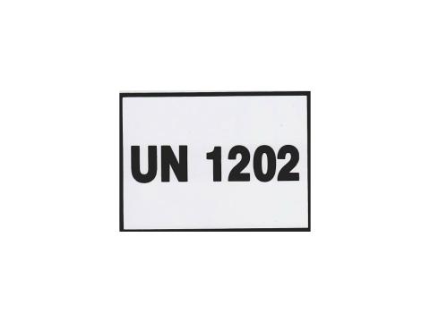 Matrica ADR UN1202 (gázolaj) 7,5-10cm Matrica ADR UN1202 (gázolaj) 7,5-10cm
