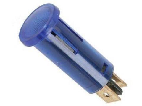 Visszajelző kontroll lámpa kerek LED 24V kék