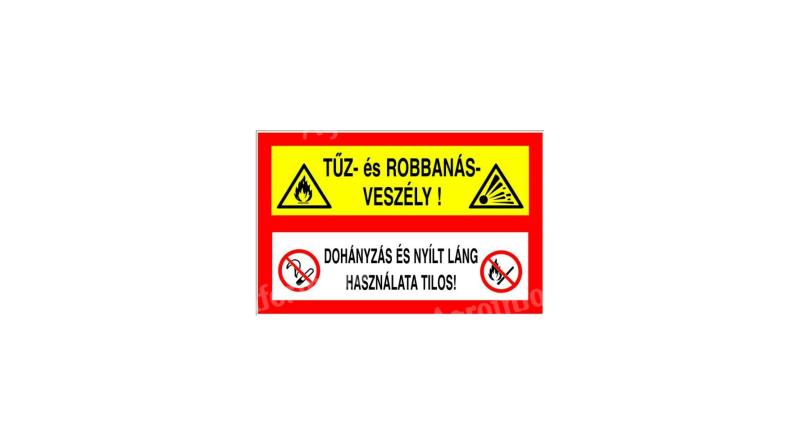 Matrica Tűz- és robbanásveszély