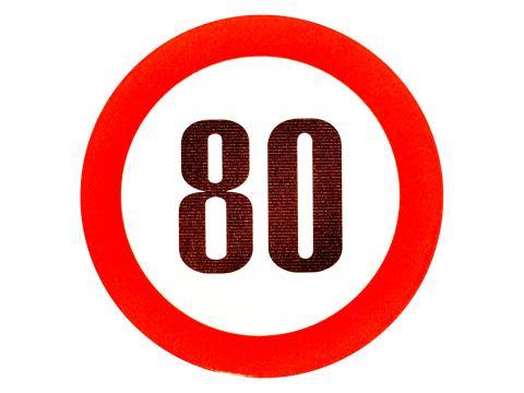 Fényvisszaverő sebességkorlátozó matrica - 19cm Fényvisszaverő sebességkorlátozó matrica - 19cm