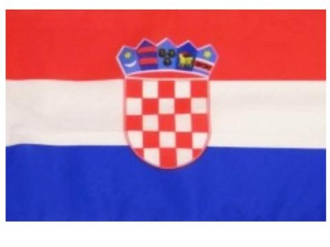 Zászló nagy lobogó  Horvát(90x150cm)