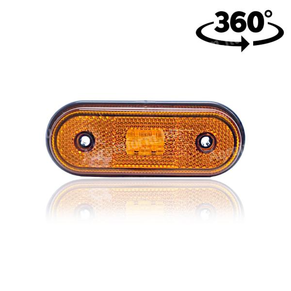 Lámpa helyzet LED lekerekített 4LED